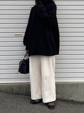 「H&M DIVIDED（エイチアンドエム　ディヴァイデッド）のアイテム（シューズ）」を使った、Aさん（レディース・156cm）の秋コーディネート