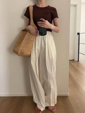 「chuclla（チュクラ）のアイテム」を使った、Aさん（レディース・156cm）の夏コーディネート