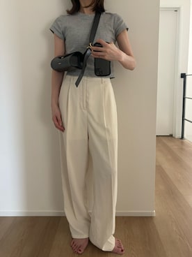 「JIL SANDER(ジルサンダー)のアイテム」を使った、Aさん(レディース・156cm)の秋コーディネート