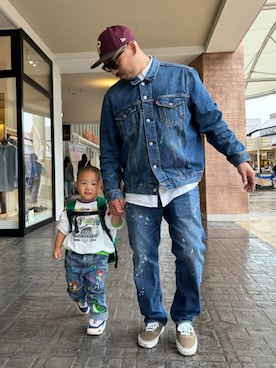 「アイテム（デニムジャケット）」を使った、Takayuki Niwayamaさん（メンズ・173cm・30代）の秋コーディネート