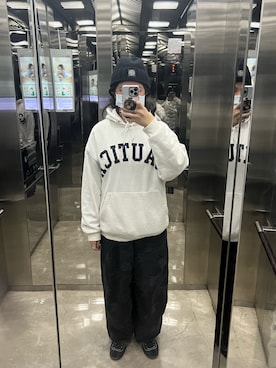 「Needles（ニードルス）のアイテム（パンツ）」を使った、Maiさん（レディース・168cm）の春コーディネート