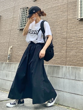 「アイテム（スカート）」を使った、youkiさん（レディース・161cm）の夏コーディネート