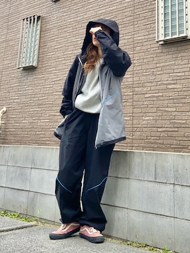 「＆RSON（アンダーソン）のアイテム（ジャケット/アウター）」を使った、youkiさん（レディース・161cm）の冬コーディネート