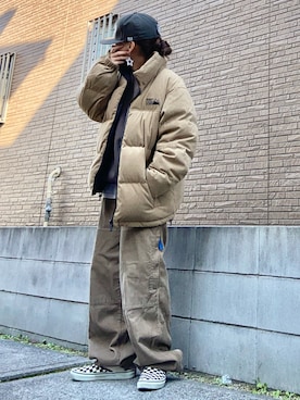 「アイテム（スリッポン）」を使った、youkiさん（レディース・161cm）の秋コーディネート