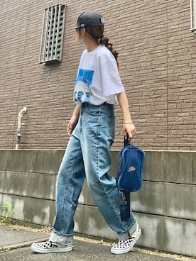 「make a ray!（メイク ア レイ！）のアイテム」を使った、youkiさん（レディース・161cm）の夏コーディネート