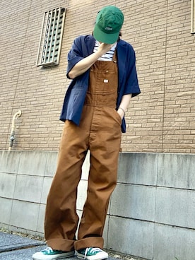 「SENSE OF PLACE by URBAN RESEARCH（センスオブプレイスバイアーバンリサーチ）の『一部WEB限定カラー』『UR TECH DRYLUXE』リネンライクジャケット（その他アウター、ブルー系）」を使った、youkiさん（レディース・161cm）の夏コーディネート