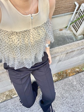 「OMNES（オムネス）のアイテム」を使った、youkiさん（レディース・161cm）の夏コーディネート