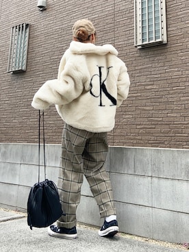 「Calvin Klein（カルバン・クライン）のアイテム（その他アウター）」を使った、youkiさん（レディース・161cm）の秋コーディネート