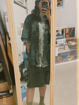 「無（ム）のアイテム（ブルゾン）」を使った、87🇹🇼さん（レディース・167cm）の夏コーディネート