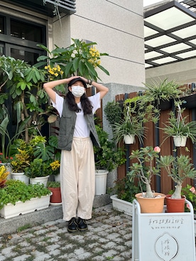「無（ム）のアイテム（その他アウター）」を使った、87🇹🇼さん（レディース・167cm）の春コーディネート