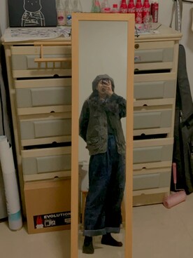 「無（ム）のアイテム（その他アウター）」を使った、87🇹🇼さん（レディース・165cm）の冬コーディネート