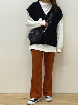 いそゆりさん（レディース・159cm）の秋コーディネート