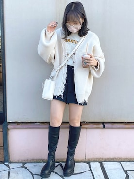 「BONbazaar（ボンバザール）のアイテム」を使った、いそゆりさん（レディース・159cm）の秋コーディネート