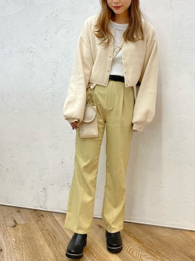 「BONbazaar（ボンバザール）のアイテム」を使った、いそゆりさん（レディース・159cm）の秋コーディネート