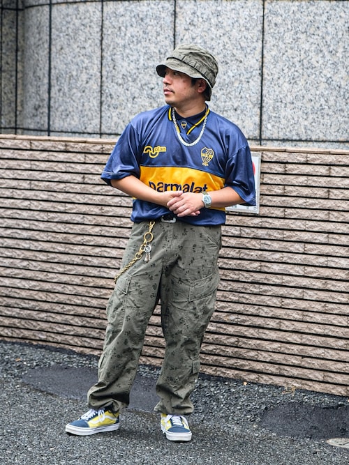オーバーサイズド スウェット カーゴパンツ BLACK LABEL FW24