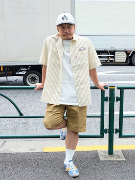 「AVIREX（アヴィレックス）のアイテム（アクセサリー）」を使った、MITACHIさん（メンズ・160cm）の夏コーディネート