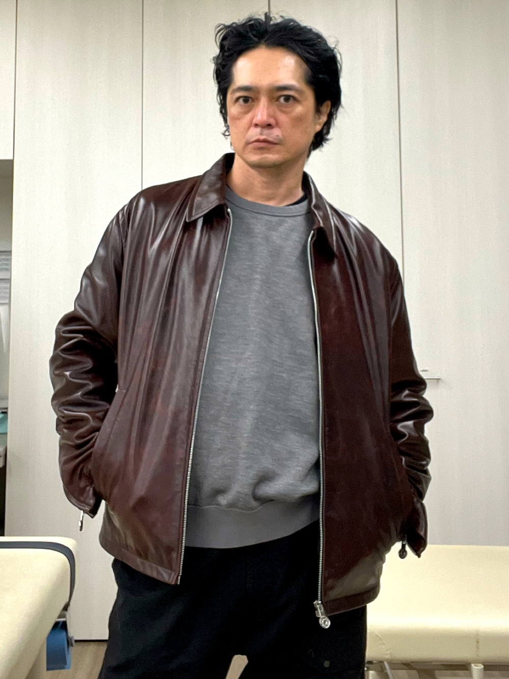 jungomiアクネストゥディオズ レザージャケット ジョングク着用