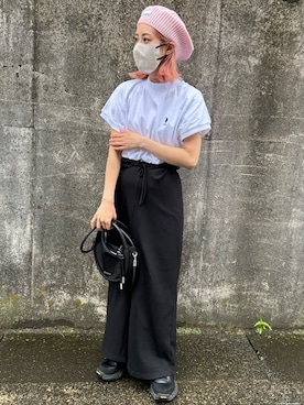 「Polo Ralph Lauren」｜「アイテム（ハンチング/ベレー帽）」を使った、mariko さん（レディース・153cm）の夏コーディネート