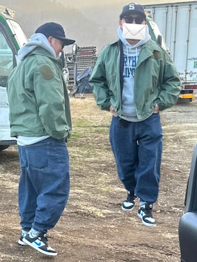 「NIKE SB（ナイキエスビー）のアイテム」を使った、Masahiroさん（メンズ・161cm）の冬コーディネート