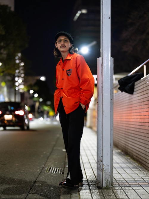 Schott 黒 ナイロンジャケット 希少 ショット SCHOTT ナイロンブルゾン