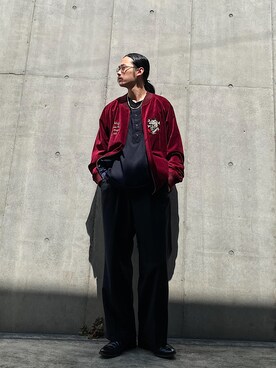 「Coming soon…」｜「アイテム（ブルゾン）」を使った、okaiさん（メンズ・172cm）の秋コーディネート