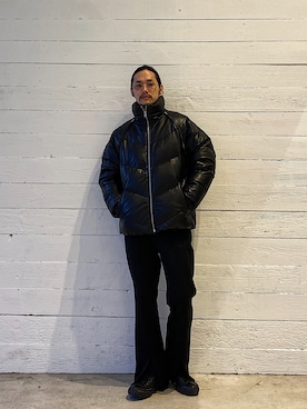 「schott（ショット）の【直営限定】Schott/ショット/MILITARY SLACKS/ミリタリースラックス（その他パンツ）」を使った、okaiさん（メンズ・172cm）の冬コーディネート