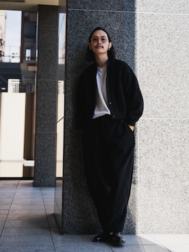 「schott（ショット）のアイテム（その他アウター）」を使った、okaiさん（メンズ・172cm）の秋コーディネート
