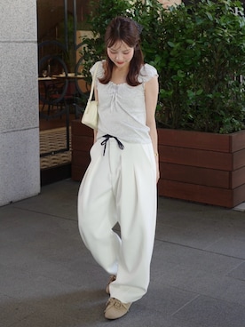 安中亜美さん(レディース・149cm)の夏コーディネート