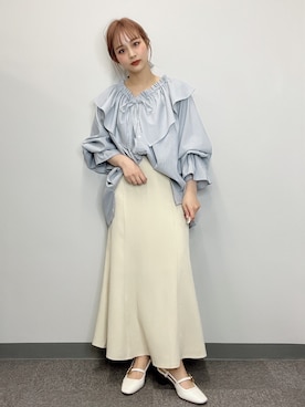 安中亜美さん（レディース・149cm）の春コーディネート