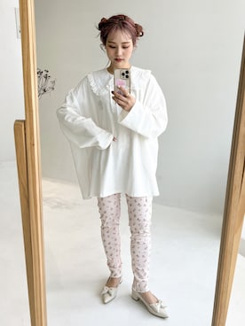 安中亜美さん(レディース・149cm)の春コーディネート