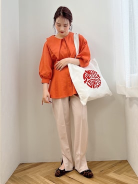 安中亜美さん（レディース・149cm）の春コーディネート