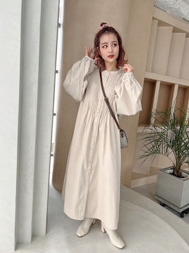 安中亜美さん(レディース・149cm)の冬コーディネート