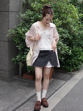安中亜美さん(レディース・149cm)の夏コーディネート