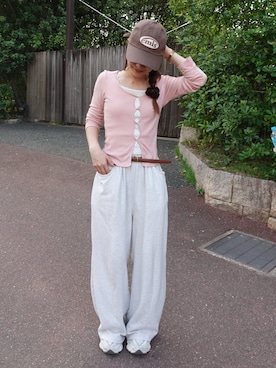 安中亜美さん(レディース・149cm)の秋コーディネート