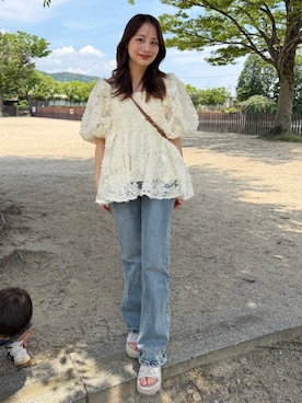 安中亜美さん(レディース・149cm)の夏コーディネート