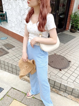 安中亜美さん（レディース・149cm）の夏コーディネート