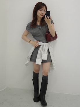 安中亜美さん(レディース・149cm)の夏コーディネート