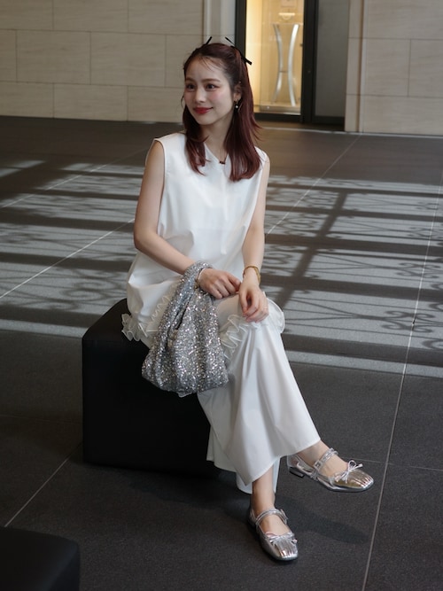 【完売品】ete エテ / エテビジュー / PT900　パール　ピアス パール ピアス（ピアス（両耳用））｜ete（エテ）のファッション