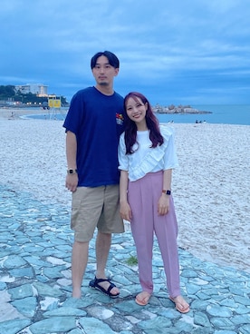 安中亜美さん（レディース・149cm）の夏コーディネート