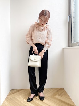 安中亜美さん（レディース・149cm）の秋コーディネート