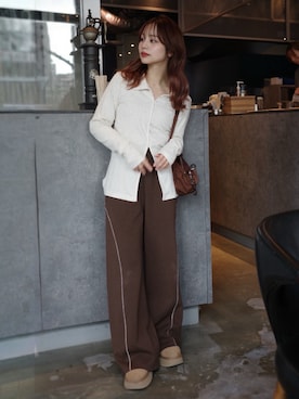 安中亜美さん（レディース・149cm）の春コーディネート