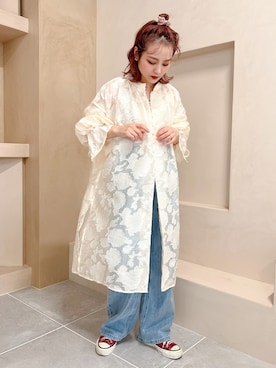 安中亜美さん(レディース・149cm)の冬コーディネート