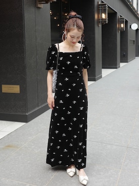 「アイテム（シューズ）」を使った、安中亜美さん（レディース・149cm・30代）の秋コーディネート