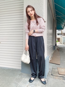 安中亜美さん（レディース・149cm）の秋コーディネート