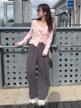 安中亜美さん（レディース・149cm）の春コーディネート