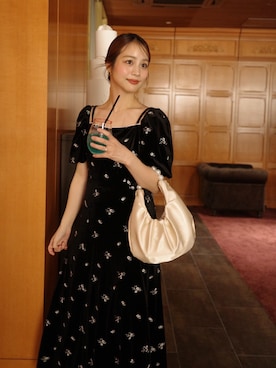 「アイテム（ワンピース）」を使った、安中亜美さん（レディース・149cm・30代）の冬コーディネート