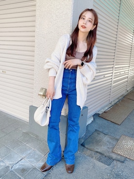 安中亜美さん（レディース・149cm）の秋コーディネート