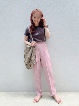 安中亜美さん（レディース・149cm）の夏コーディネート