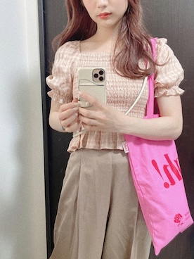 安中亜美さん（レディース・149cm）の夏コーディネート