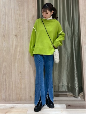 hanaさん（レディース・156cm）の冬コーディネート